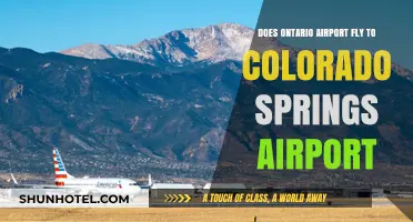 Ontario Airport to Colorado Springs: Direct Flights and Travel Options