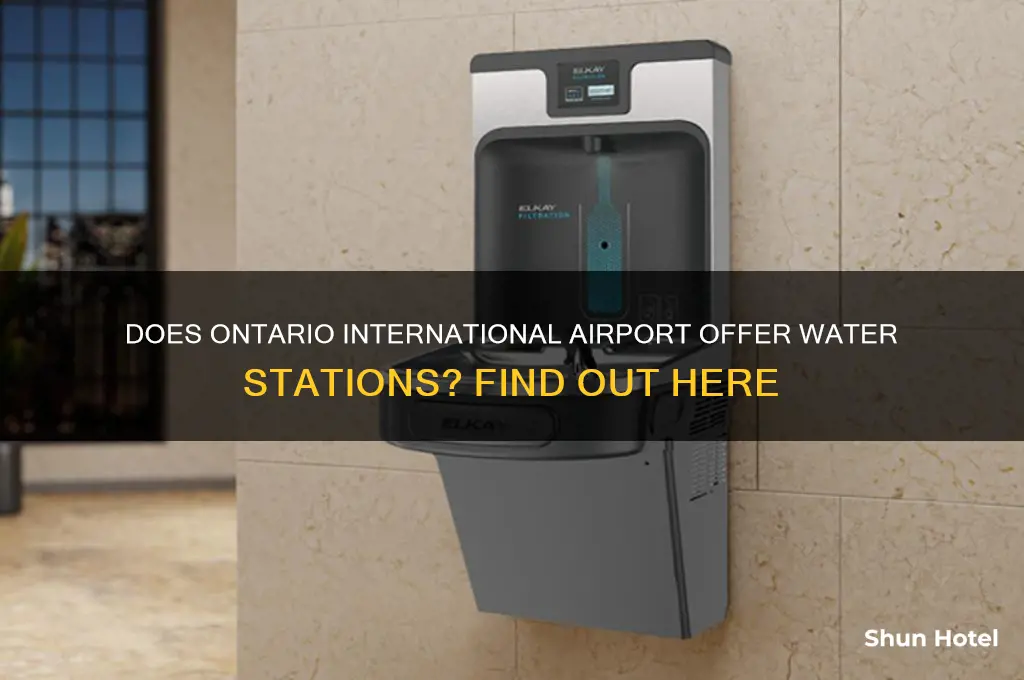 does ontario international airport have a water stations