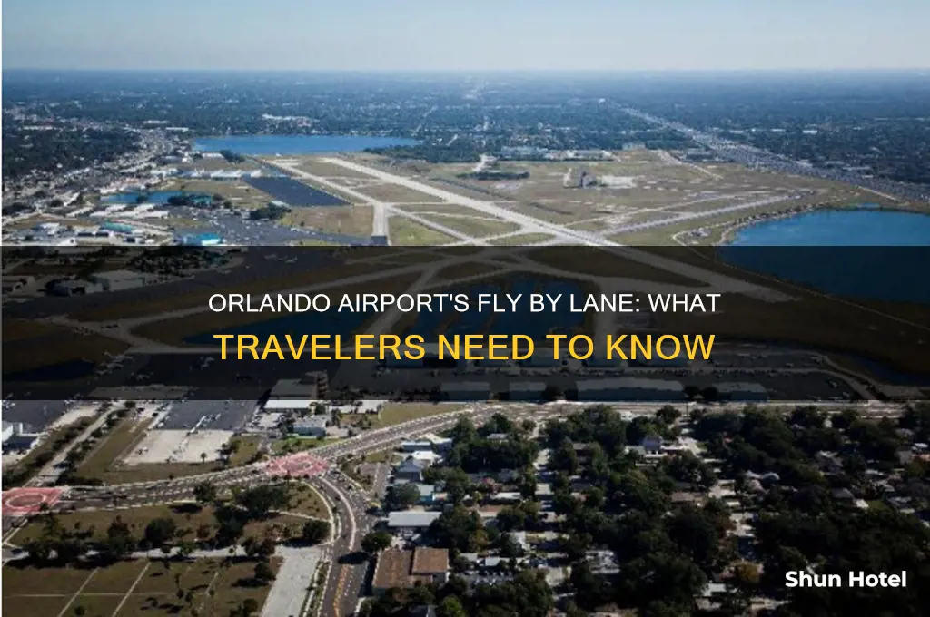 does orlando airport have fly by lane