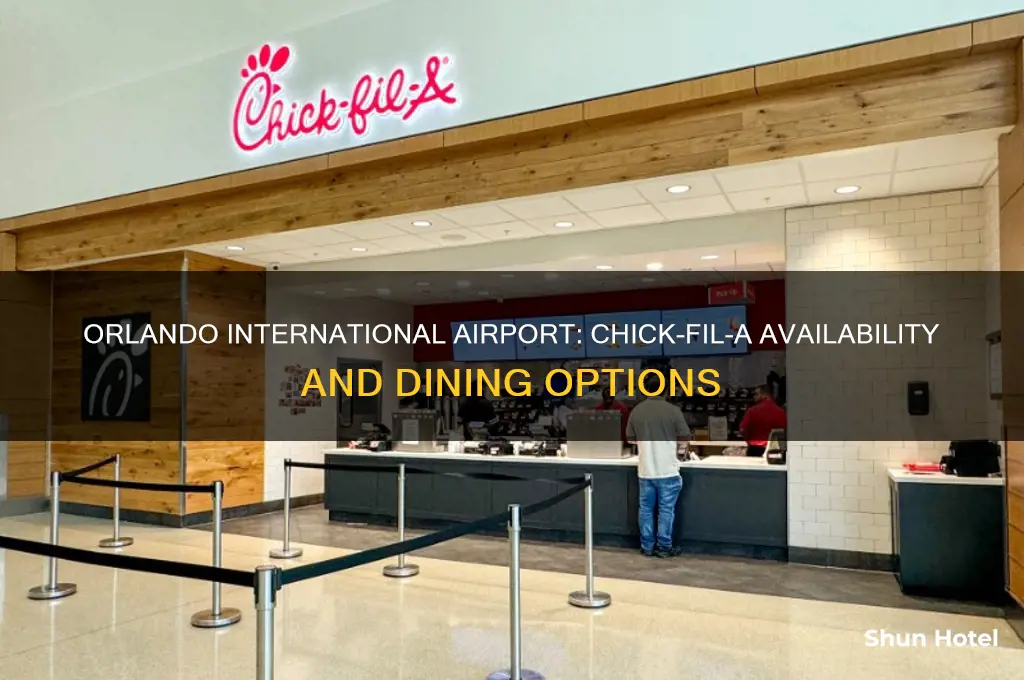 does orlando international airport have chick fil a