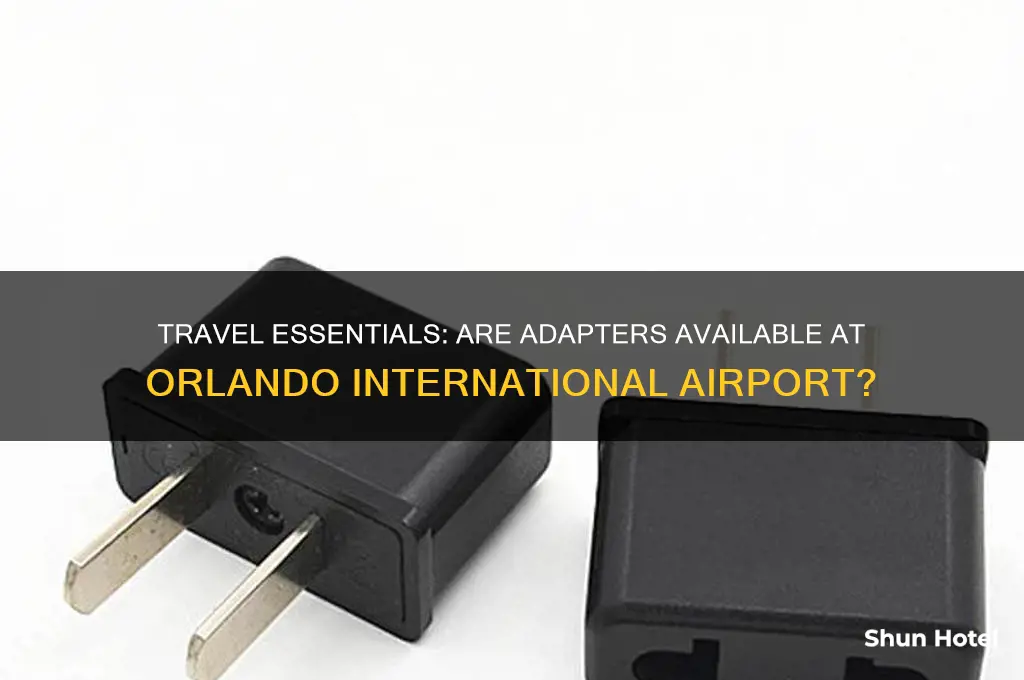 does orlando international airport sell adapters