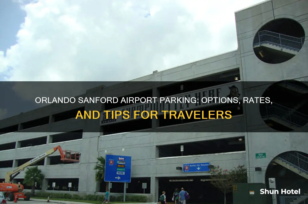 does orlando sanford international airport have parking