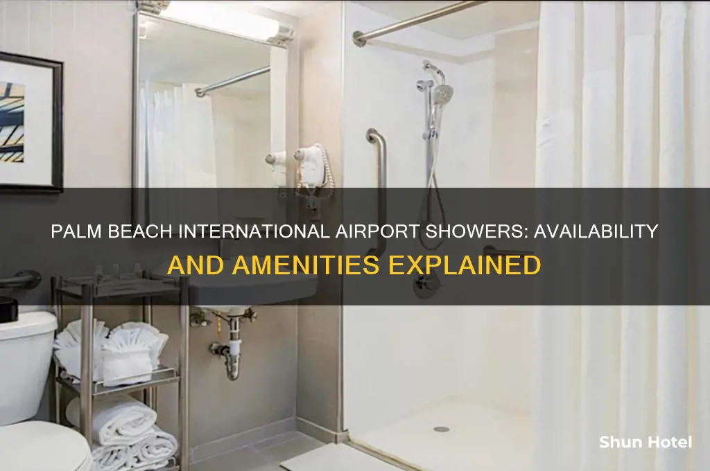 does palm beach international airport has showers