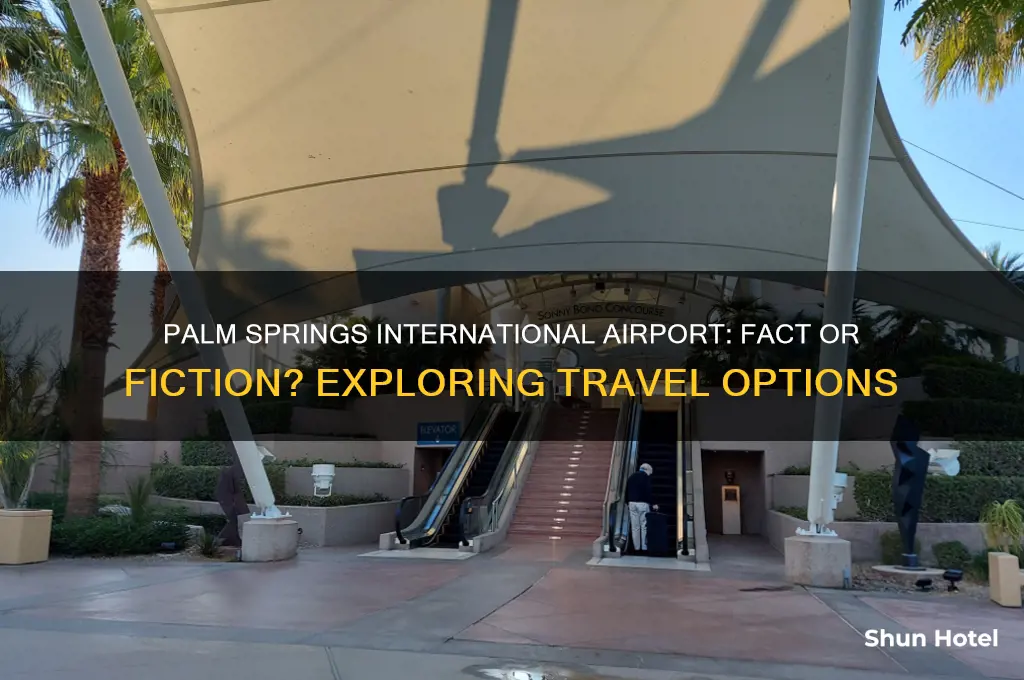 does palm springs has an international airport