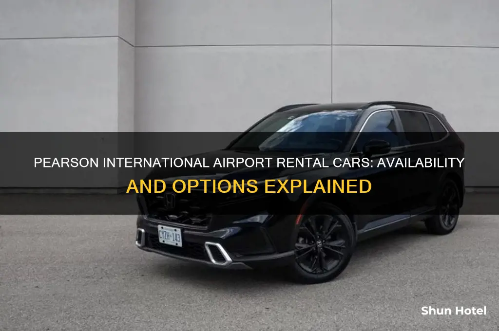 does pearson international airport have rental cars
