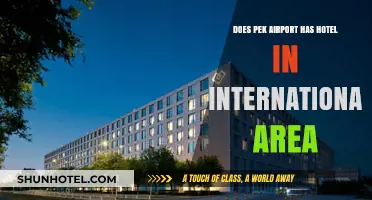 Does PEK Airport Have a Hotel in the International Area?