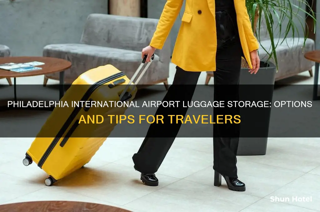 does philadelphia international airport have luggage storage