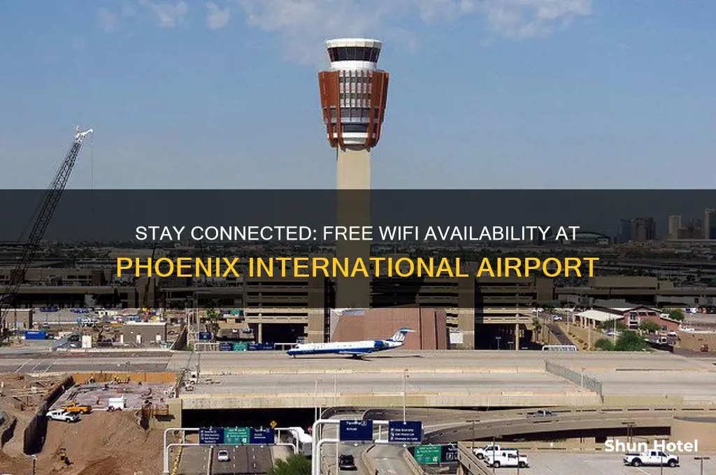 does phoenix international airport has free wifi