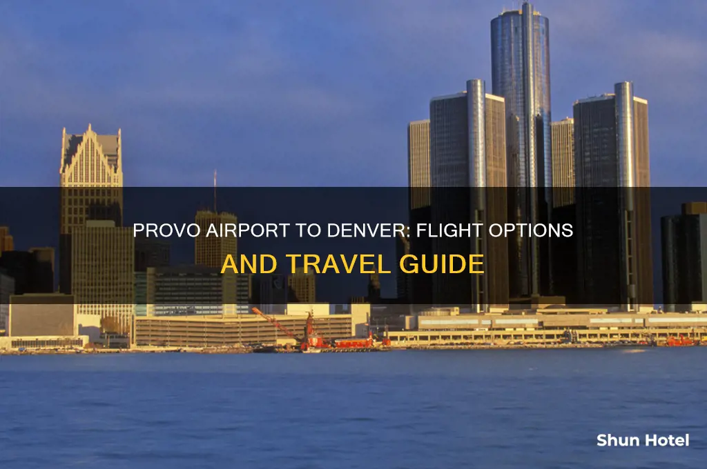 does provo airport fly to denver