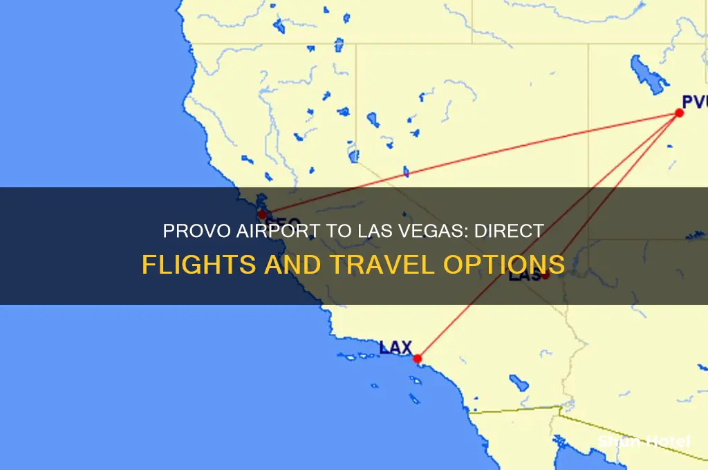 does provo airport fly to las vegas