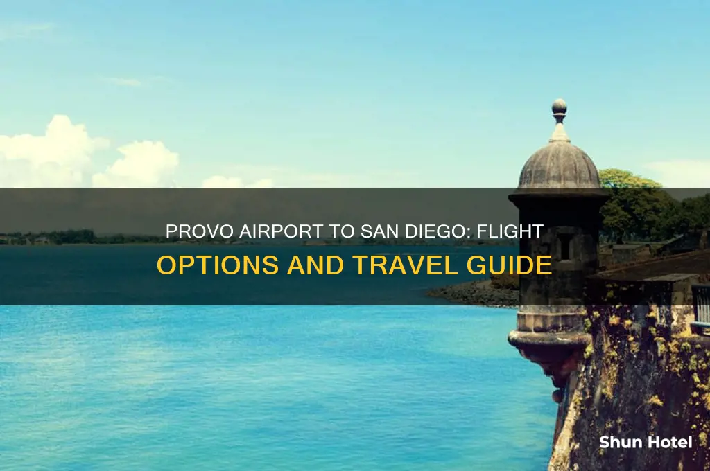 does provo airport fly to san diego