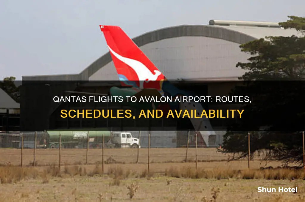does qantas fly to avalon airport