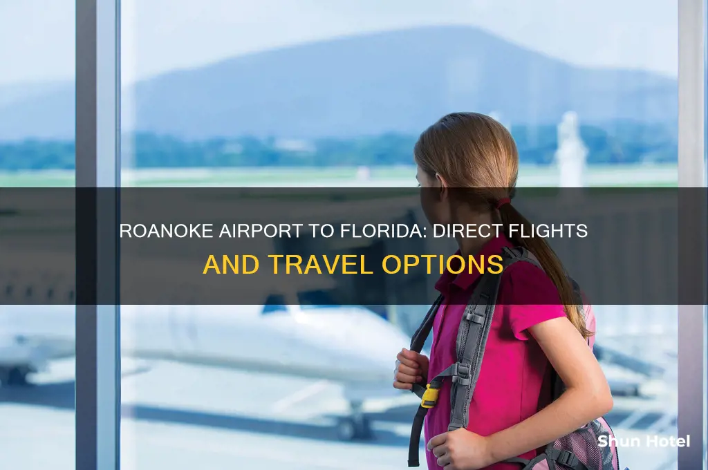does roanaoke airport fly to florida