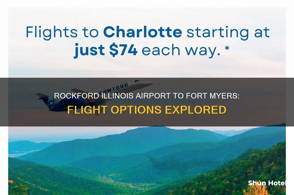does rockford illinois airport airport fly to fort myers