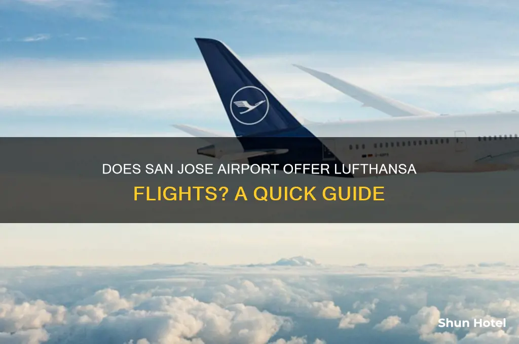 does san jose airport fly lufthansa