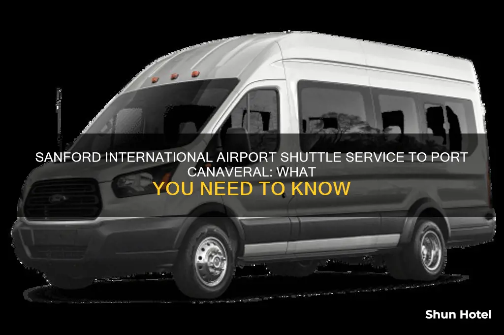 does sandford international airport offer shuttle service to port canaveral