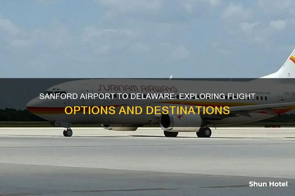 does sanford airport fly into delaware
