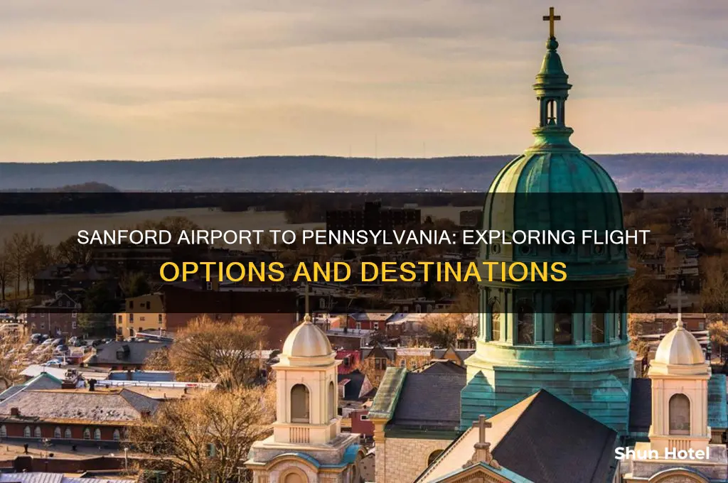 does sanford airport fly into pennsylvania