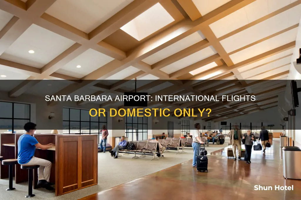does santa barbara have an international airport