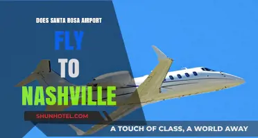 Santa Rosa Airport to Nashville: Flight Options and Travel Tips