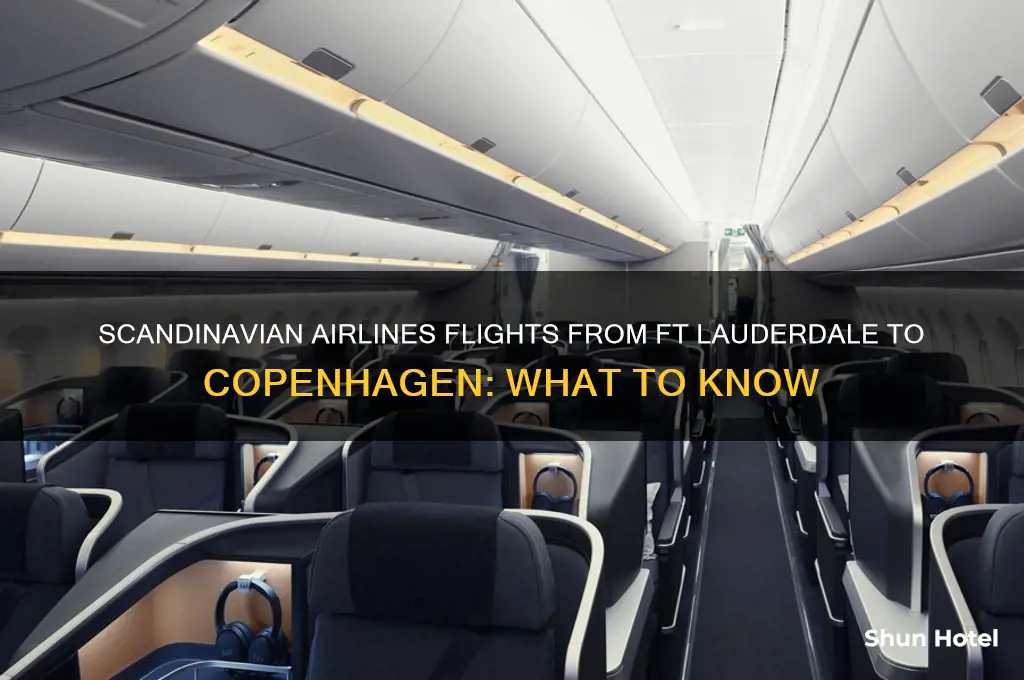 does scandinavis airport fly from ft lauderdale to copenhagen denmark