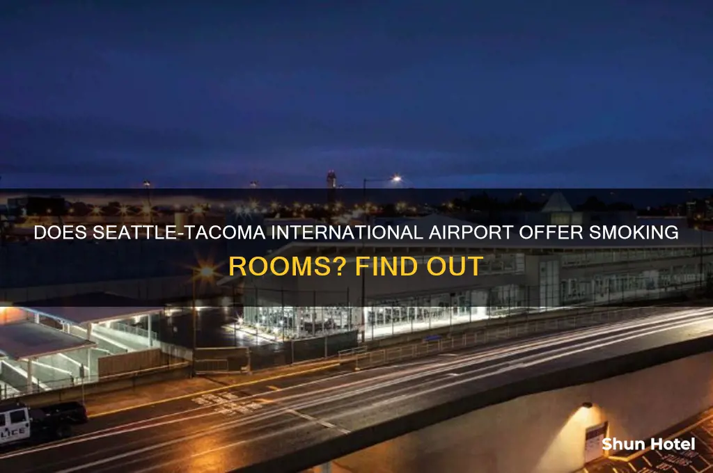 does sea seattle international airport have smoking rooms