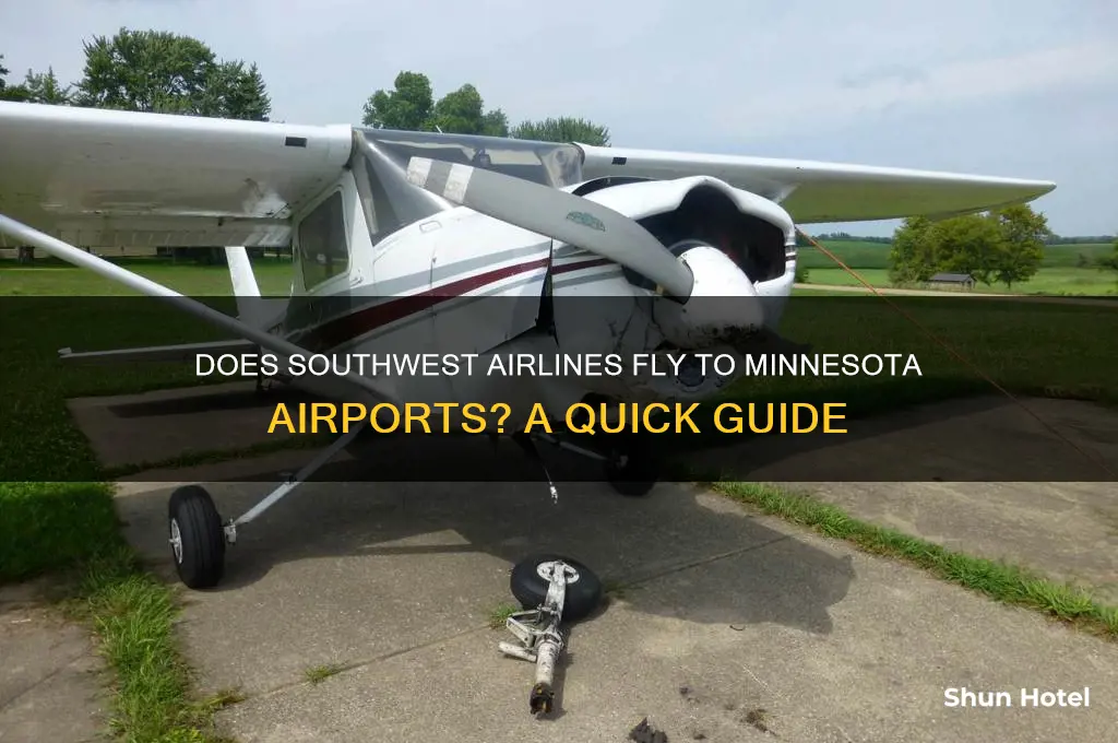 does southwest airline fly to minnesota airport