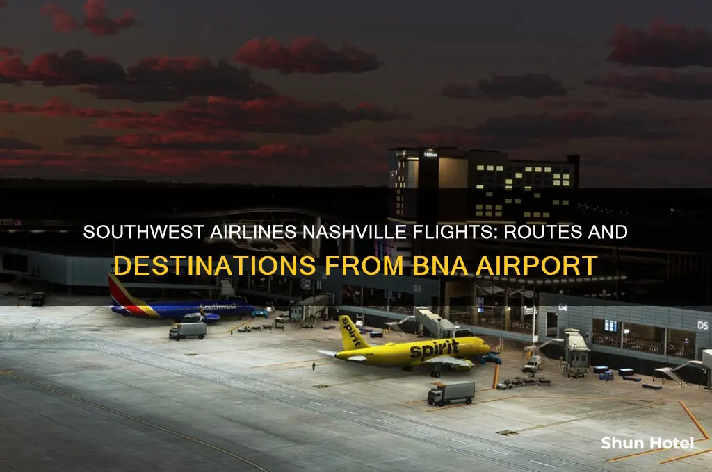 does southwest airlines fly from nashville airport