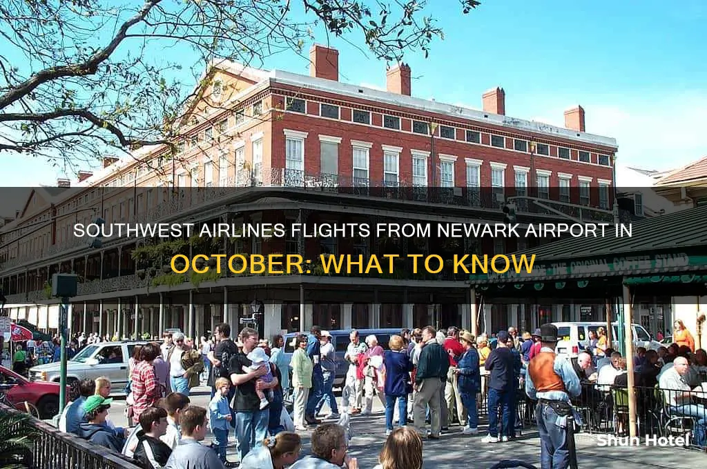 does southwest airlines fly from newark airport in october