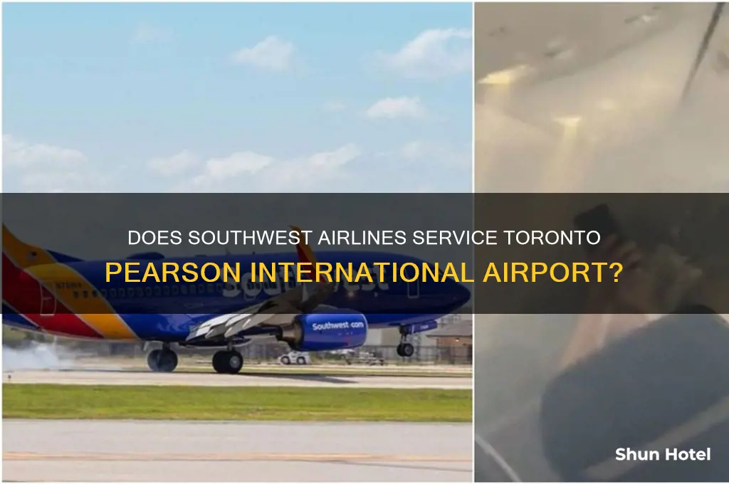 does southwest airlines fly into pearson international airport in