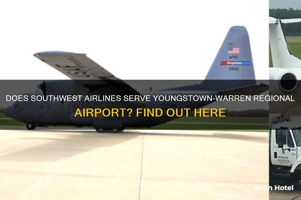 does southwest airlines fly into youngstown-warren regional airport