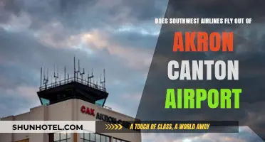 Southwest Airlines at Akron Canton Airport: Routes and Availability