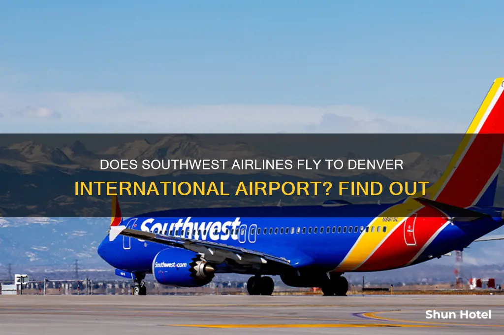 does southwest airlines fly to denver international airport