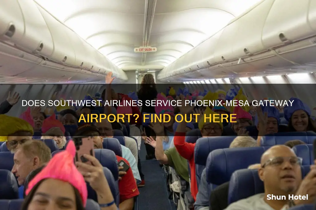 does southwest airlines fly to phoenix-mesa gateway airport
