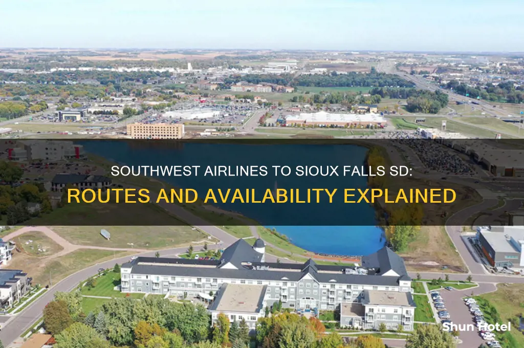 does southwest airlines fly to sioux falls sd