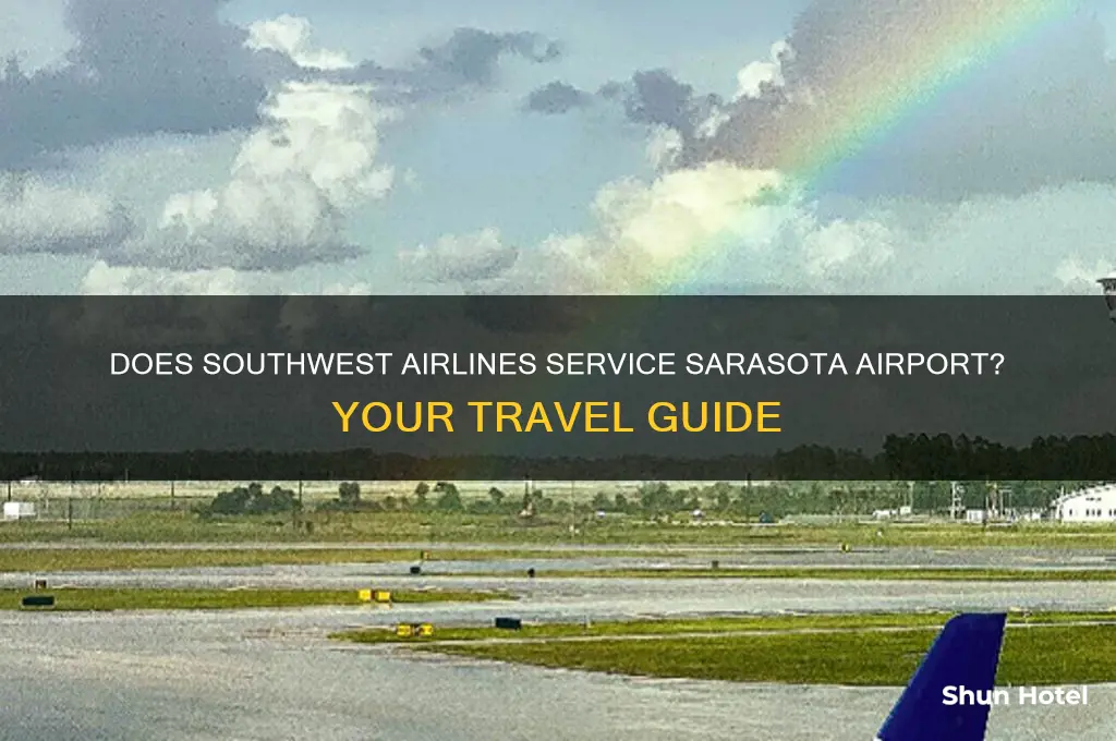 does southwest fly into sarasota airport