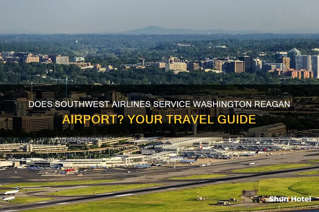 does southwest fly into washinton reagan airport
