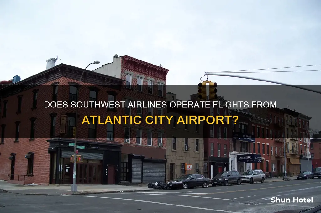does southwest fly out of atlantic city airport