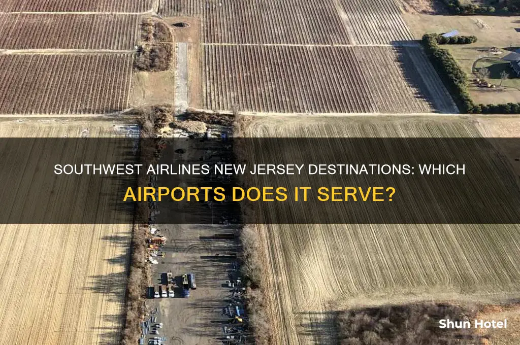 does southwest fly to any airports in nwe jersey
