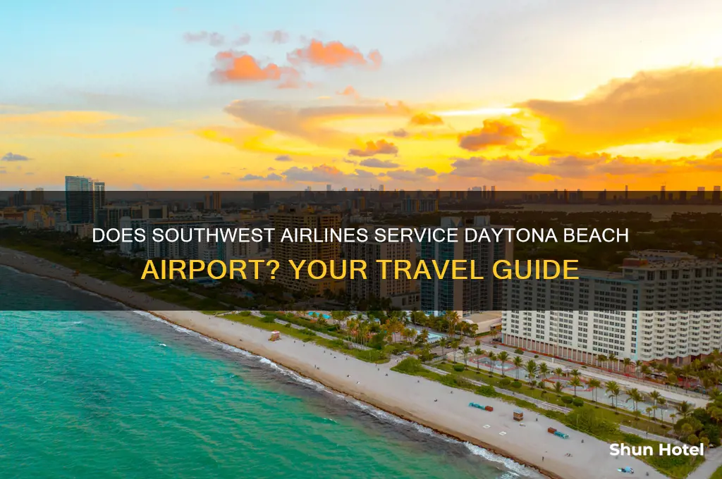 does southwest fly to daytona beach airport