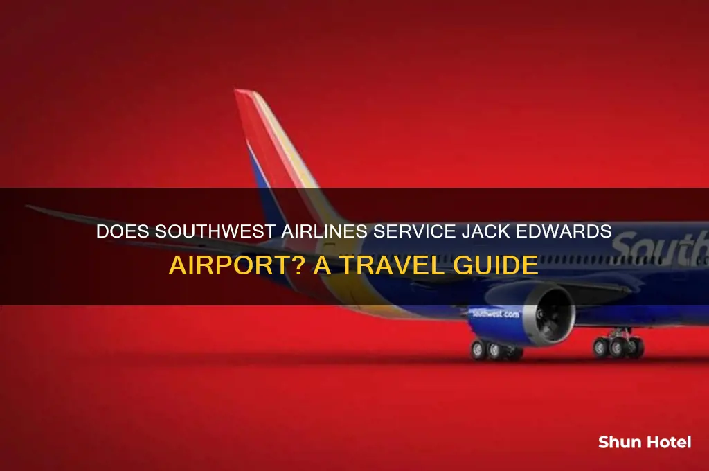 does southwest fly to jack edwards airport