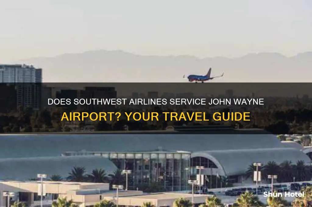 does southwest fly to john wayne airport