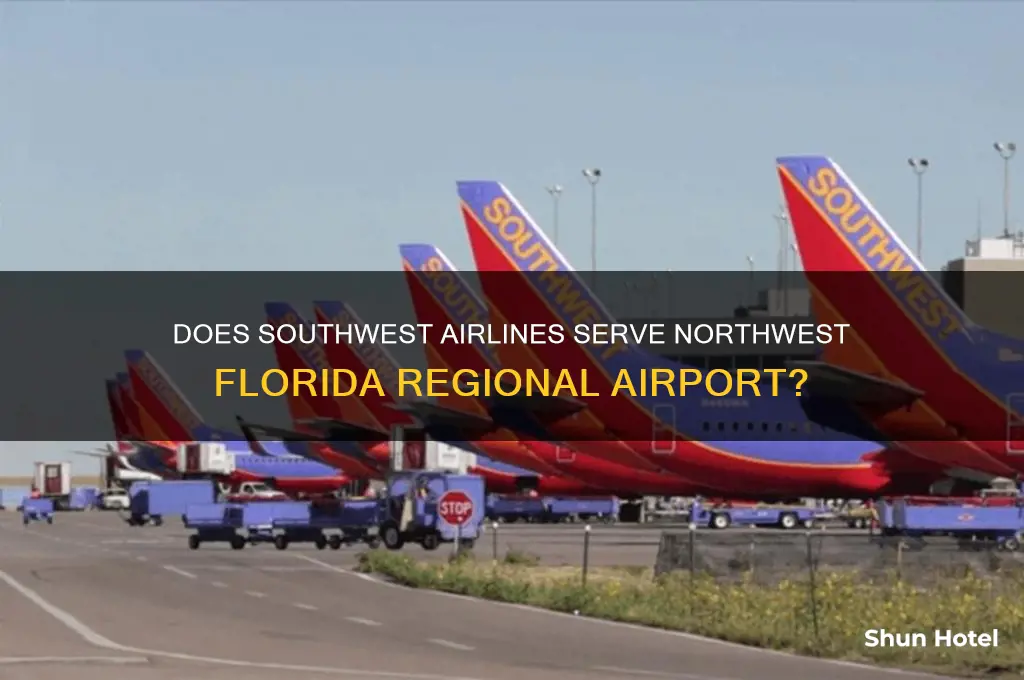 does southwest fly to northwest florida regional airport