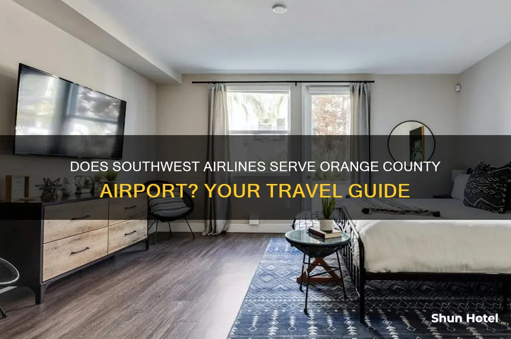 does southwest fly to orange county airport