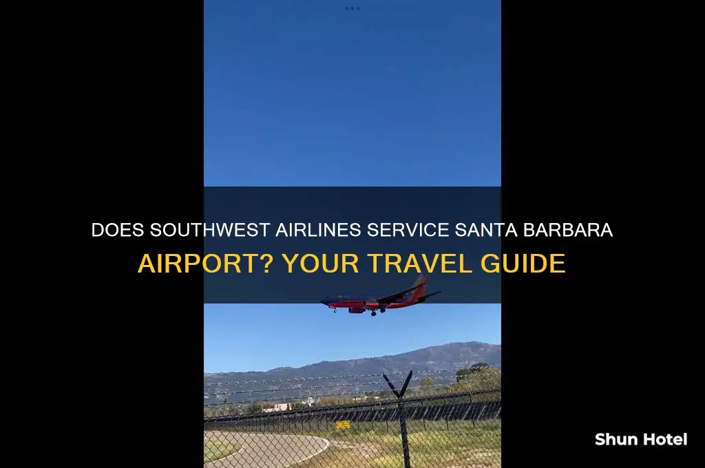 does southwest fly to santa barbara airport