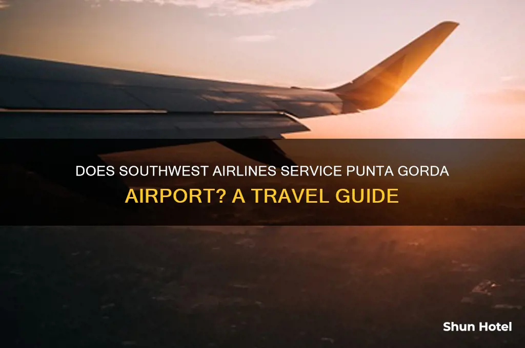 does southwestern fly into punta gorda airport