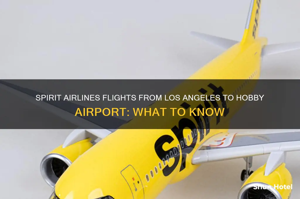 does spirit airlines flies to hobby airport from los angeles