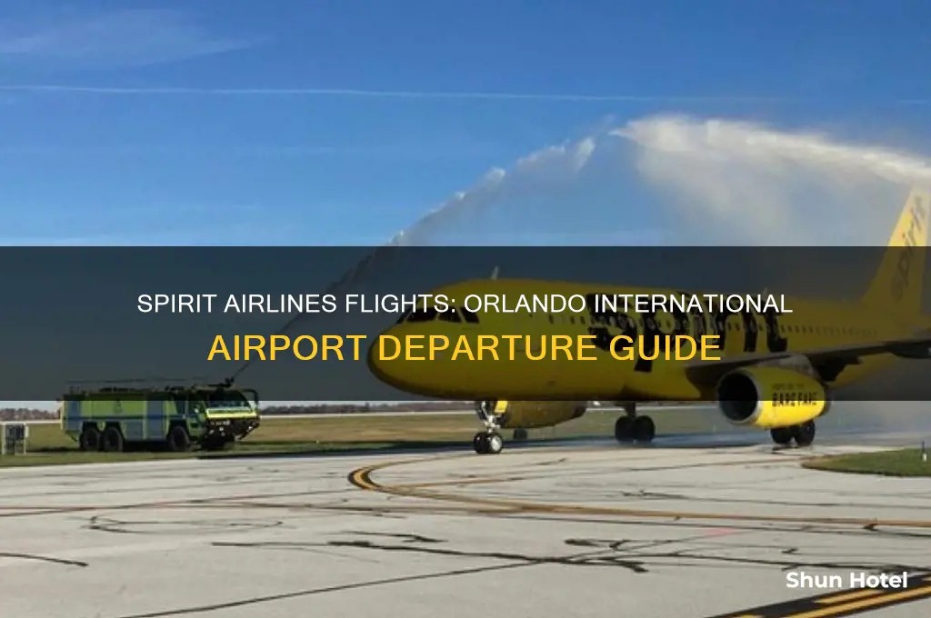 does spirit fly out of orlando international airport