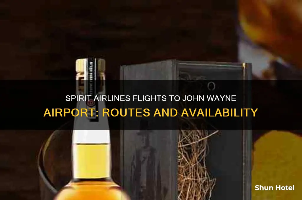 does spirit fly to john wayne airport