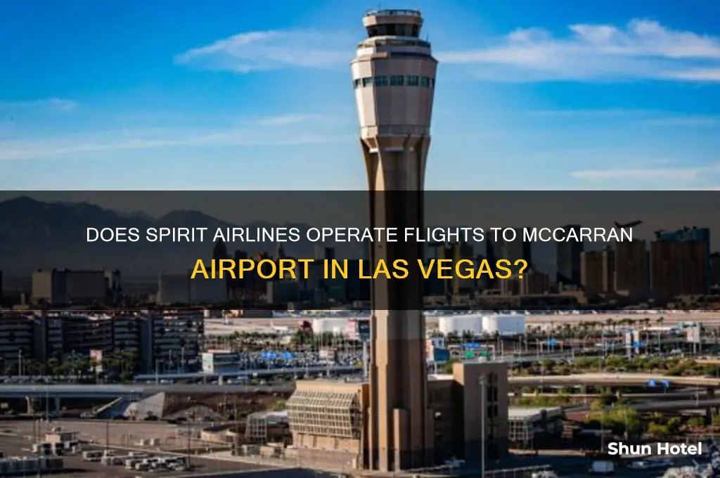 does spirit fly to mccarran airport